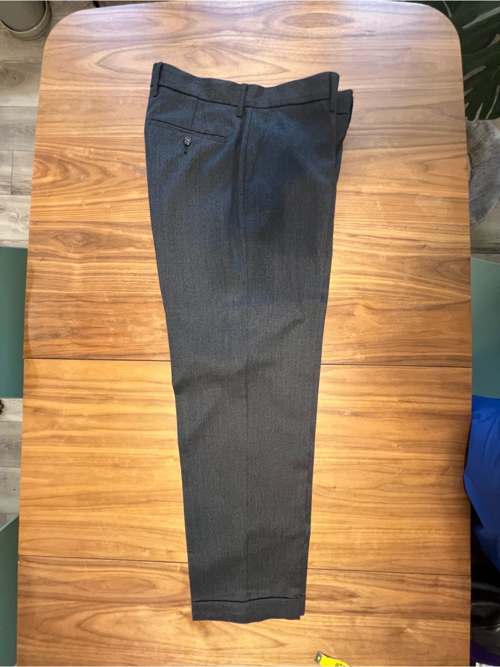 J. Crew Men's Dress Pants in Dark Charcoal